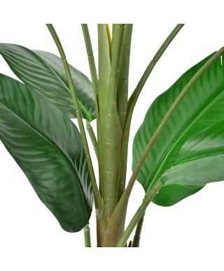 VIRIDIS Kwiat sztuczny Bananowiec 115cmw doniczce