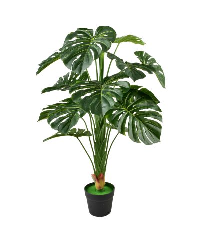 VIRIDIS Kwiat sztuczny Monstera 90cm w doniczce