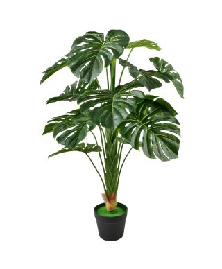 VIRIDIS Kwiat sztuczny Monstera 90cm w doniczce