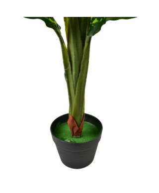 VIRIDIS Kwiat sztuczny 105cm w doniczce Difenbachia