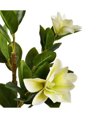 VIRIDIS Kwiat sztuczny 80cm w doniczce Magnolia
