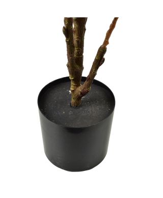 VIRIDIS Kwiat sztuczny Hortensja 80cm wdoniczce 5 kwiatków