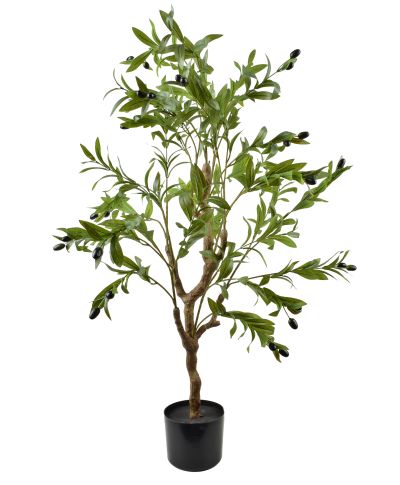 VIRIDIS Kwiat sztuczny Oliwka 115cm drzwko w doniczce