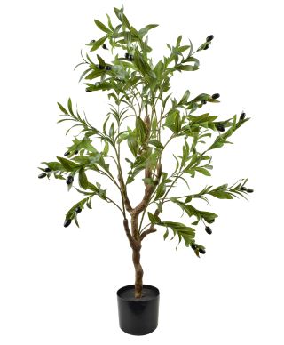 VIRIDIS Kwiat sztuczny Oliwka 115cm drzwko w doniczce