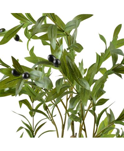 VIRIDIS Kwiat sztuczny Oliwka 115cm drzwko w doniczce