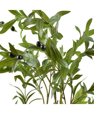 VIRIDIS Kwiat sztuczny Oliwka 115cm drzwko w doniczce