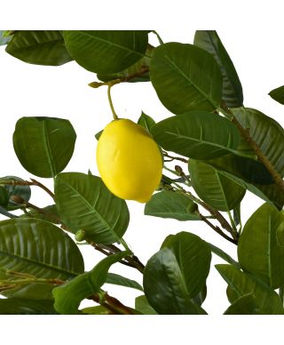 VIRIDIS Kwiat sztuczny Cytryna 130cm drzewko w doniczce