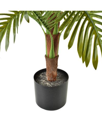 VIRIDIS Kwiat sztuczny Palma 100cm w doniczce