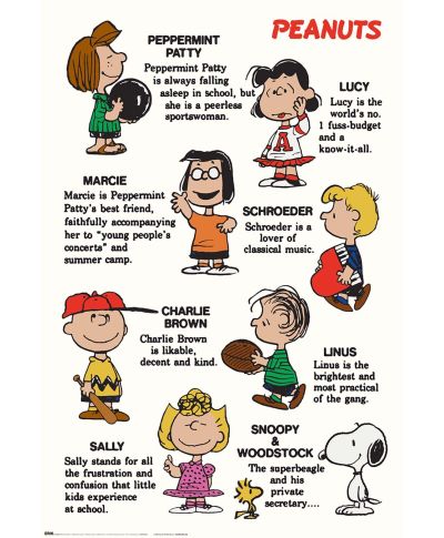 Snoopy Fistaszki - plakat