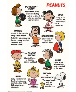 Snoopy Fistaszki - plakat