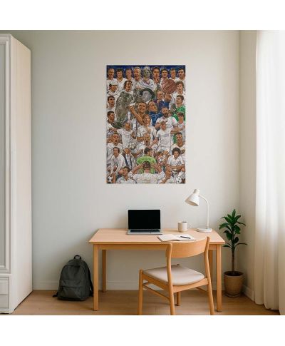 Real Madrid Legends By Morales De Los Rios - plakat