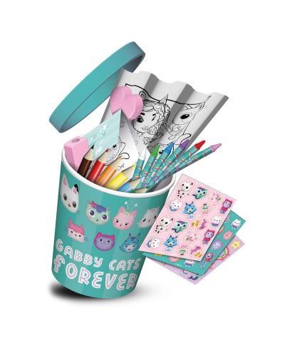 Koci Domek Gabi Gabby Cats Forever - zestaw do kolorowania