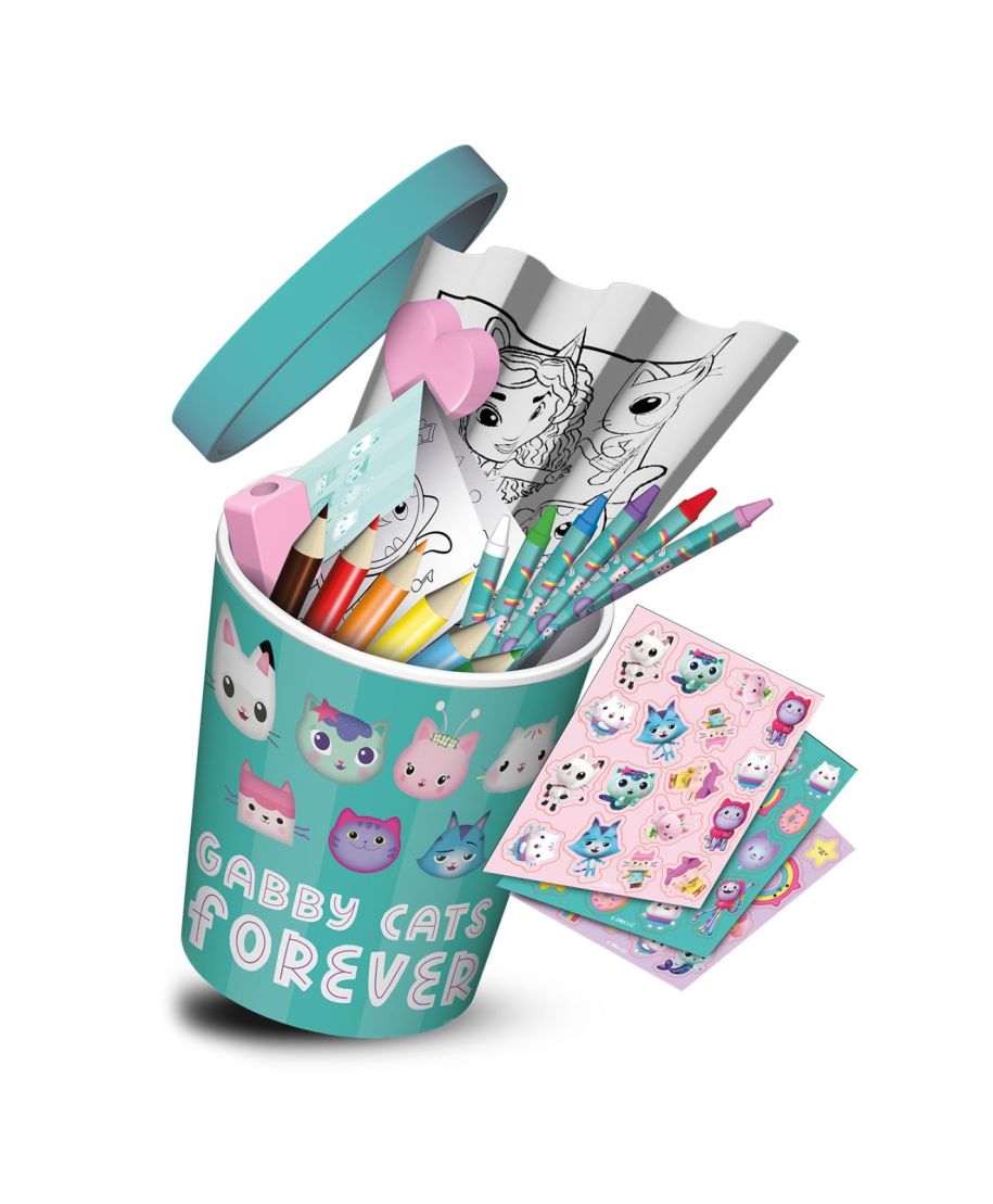 Koci Domek Gabi Gabby Cats Forever - zestaw do kolorowania