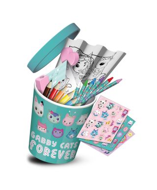 Koci Domek Gabi Gabby Cats Forever - zestaw do kolorowania