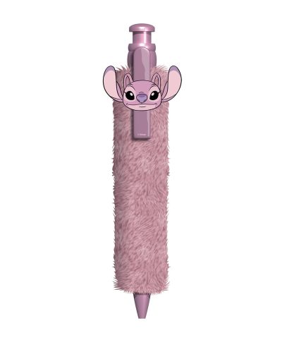 Stitch Angel - duży długopis w futrzanym etui
