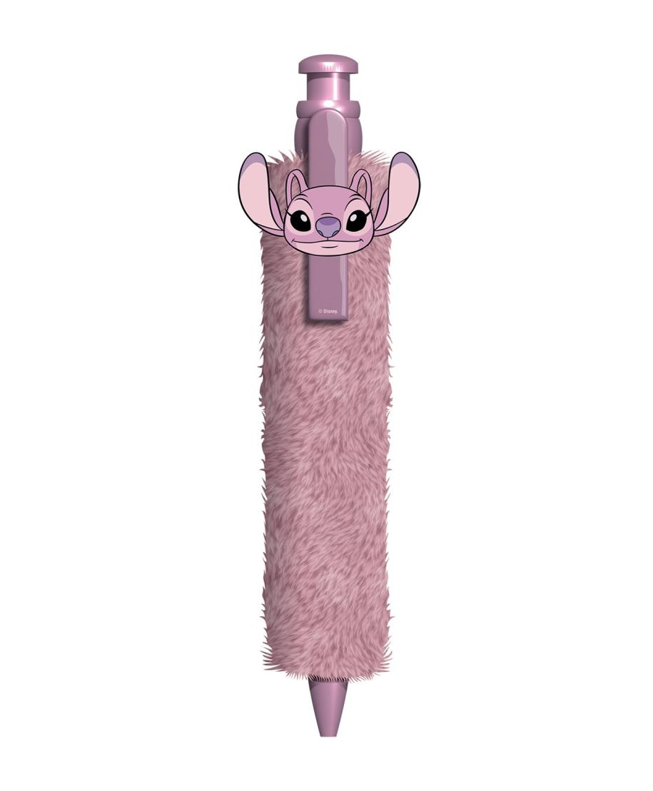 Stitch Angel - duży długopis w futrzanym etui