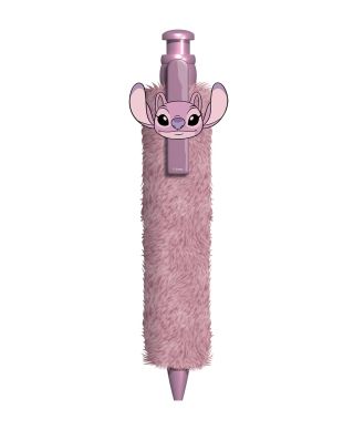 Stitch Angel - duży długopis w futrzanym etui