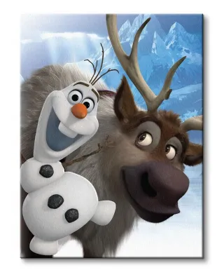 Frozen (Olaf & Sven) - Obraz na płótnie