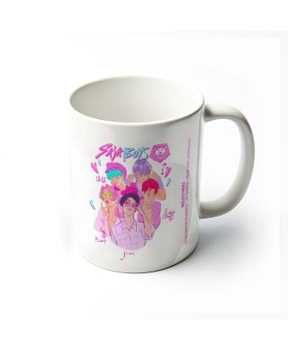 K-Pop Demon Hunters Saja Boys Graphic - kubek