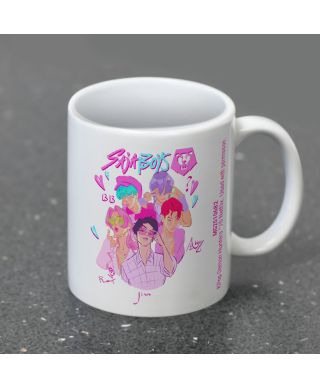 K-Pop Demon Hunters Saja Boys Graphic - kubek