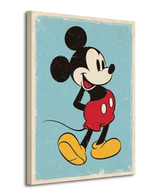 Mickey Mouse (Retro) - Obraz na płótnie