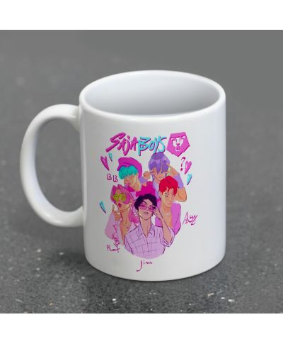 K-Pop Demon Hunters Saja Boys Graphic - kubek