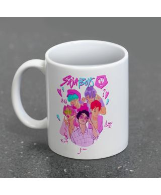 K-Pop Demon Hunters Saja Boys Graphic - kubek