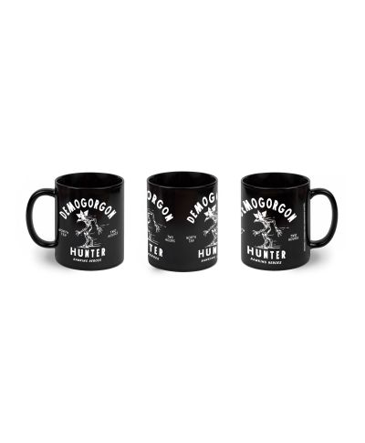 Stranger Things 5 Demogorgon Hunter - czarny kubek