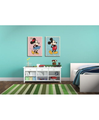 Mickey Mouse (Retro) - Obraz na płótnie