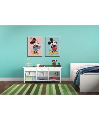 Mickey Mouse (Retro) - Obraz na płótnie