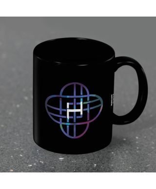 K-Pop Demon Hunters Huntrix Logo - czarny kubek