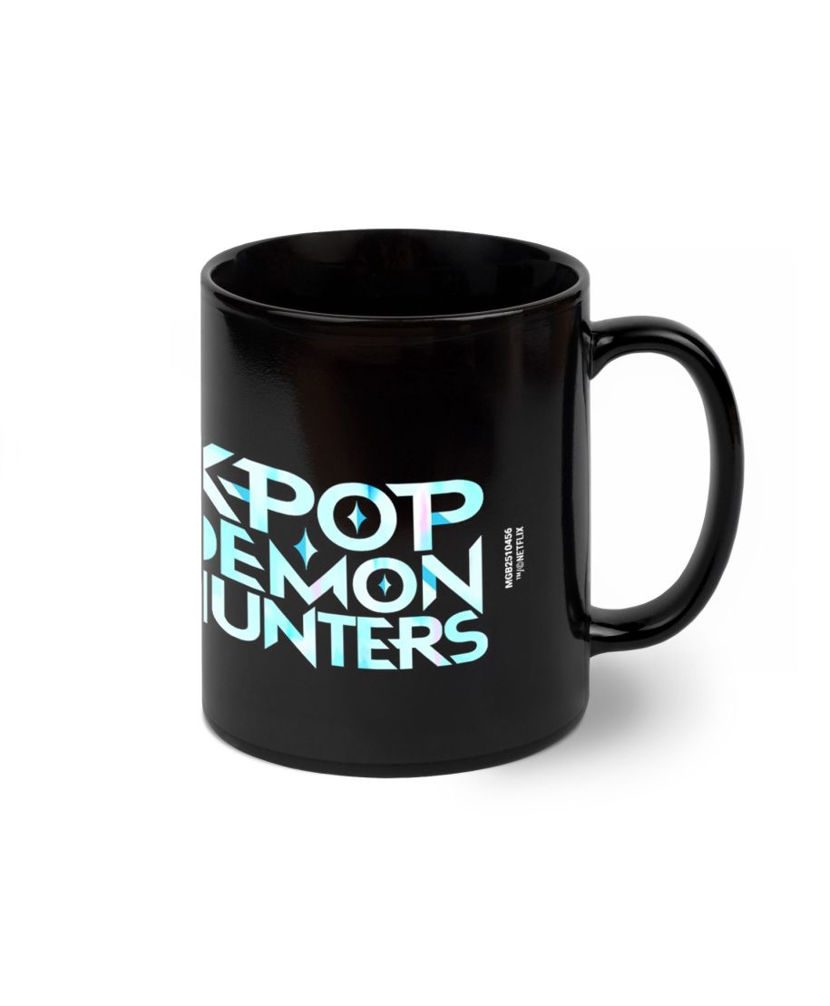 K-Pop Demon Hunters K Pop Logo - czarny kubek