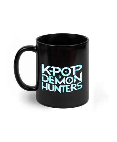 K-Pop Demon Hunters K Pop Logo - czarny kubek