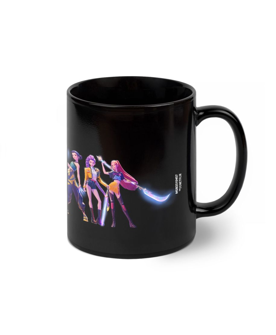 K-Pop Demon Hunters Huntrix - czarny kubek