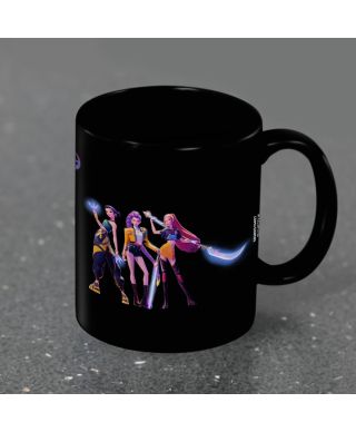 K-Pop Demon Hunters Huntrix - czarny kubek