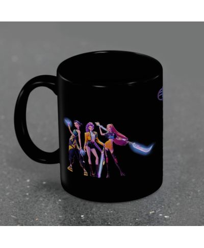 K-Pop Demon Hunters Huntrix - czarny kubek