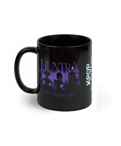 K-Pop Demon Hunters Huntrix Tour - czarny kubek