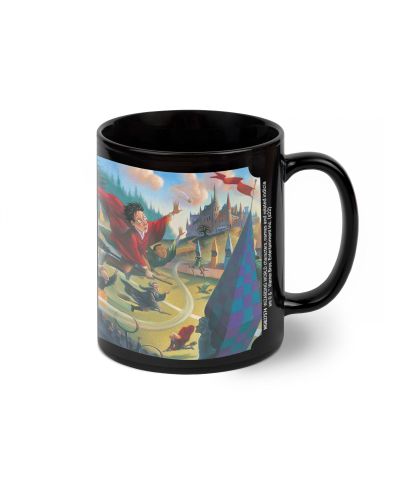 Harry Potter Quidditch - czarny kubek