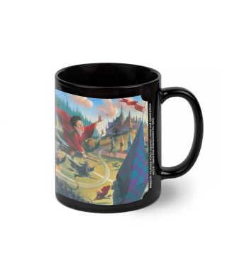 Harry Potter Quidditch - czarny kubek