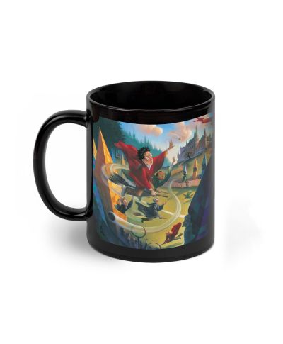 Harry Potter Quidditch - czarny kubek