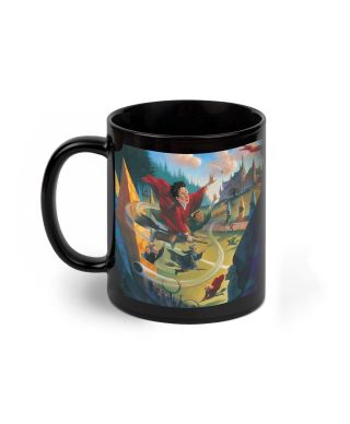 Harry Potter Quidditch - czarny kubek