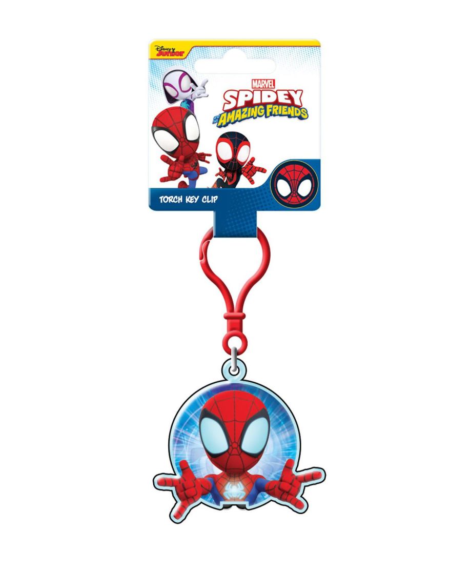 Spiderman Spidey Glow Webs - brelok z latarką