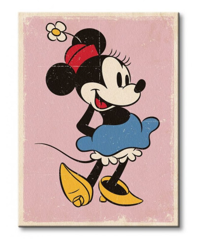 Minnie Mouse (Retro) - Obraz na płótnie