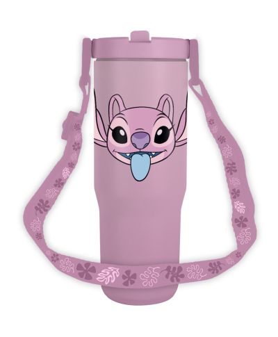 Lilo i Stitch Angel - kubek termiczny ze smyczą