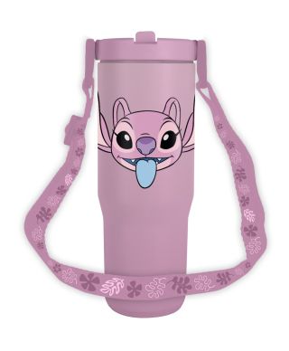 Lilo i Stitch Angel - kubek termiczny ze smyczą