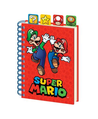 Super Mario - notes A5 kołozeszyt