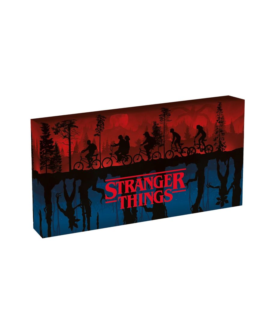 Stranger Things 2 Worlds - podświetlany obraz na płótnie