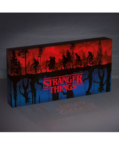 Stranger Things 2 Worlds - podświetlany obraz na płótnie