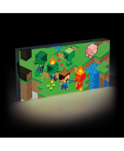 Minecraft - podświetlany obraz na płótnie