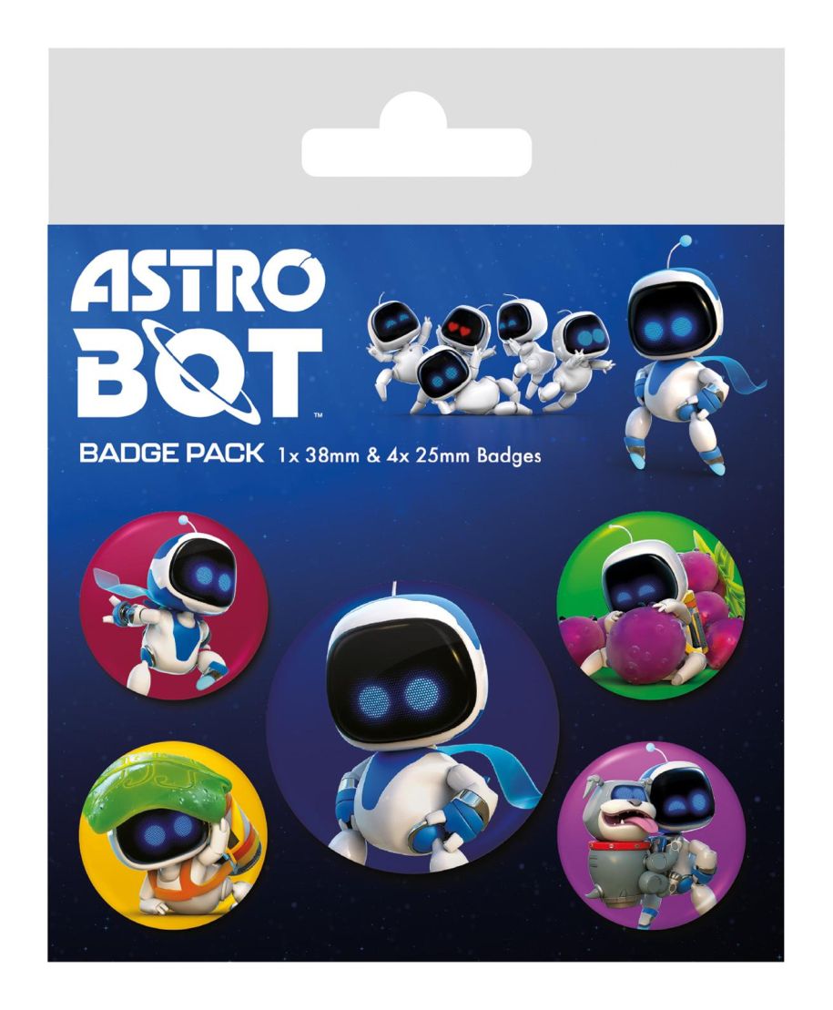 Astro Bot Bot Crew - przypinki